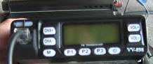 車載無線機 表示 画面