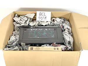 BCLラジオ 梱包